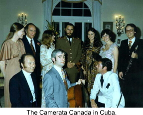 The Camerata Canada in Cuba