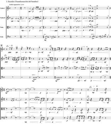 String Quartet No 1, by Luis Ernesto GÃ³mez